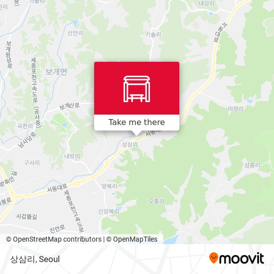상삼리 map