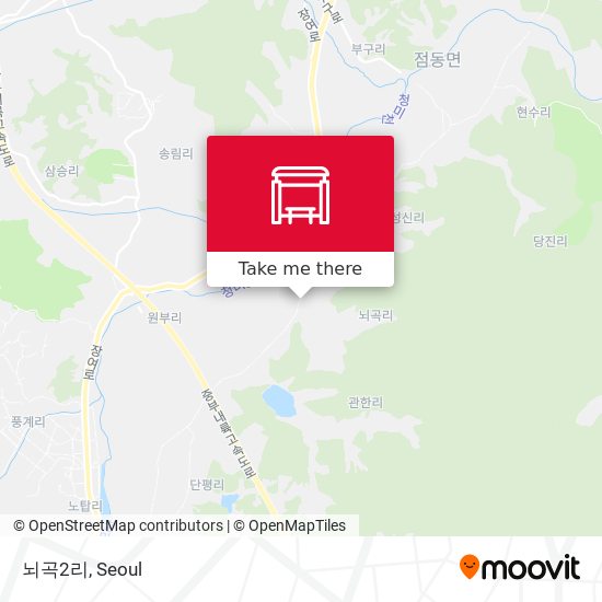 뇌곡2리 map