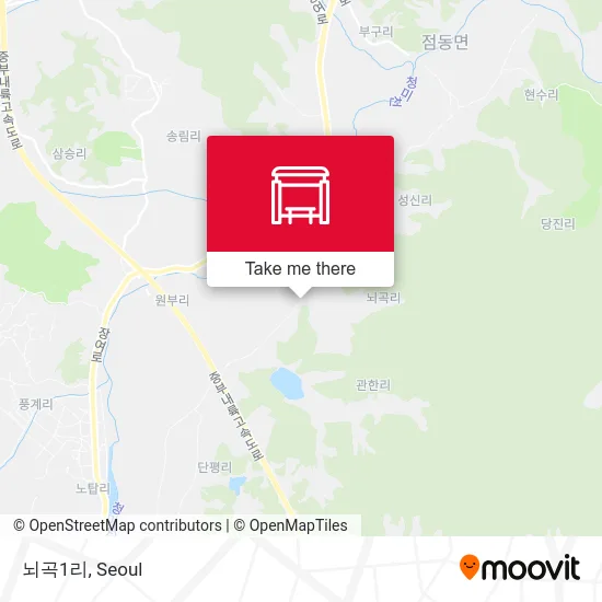 뇌곡1리 map