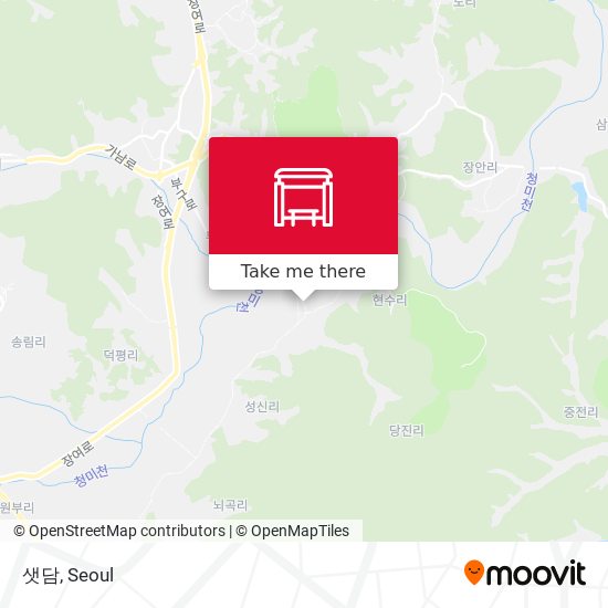 샛담 map