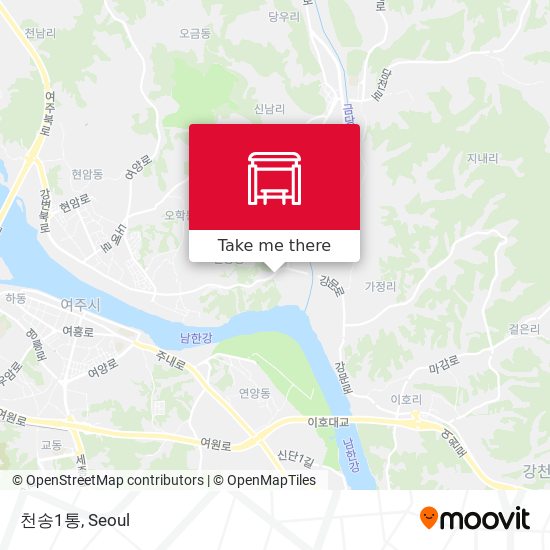 천송1통 map