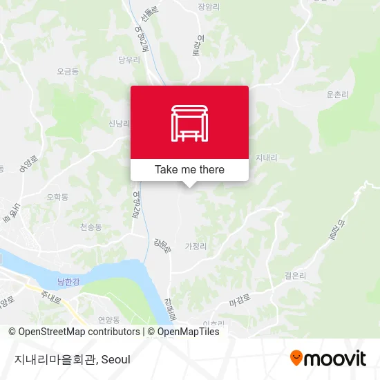 지내리마을회관 map