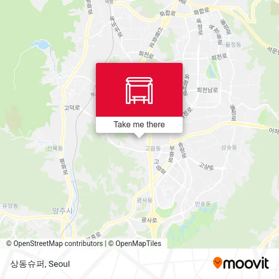 상동슈퍼 map