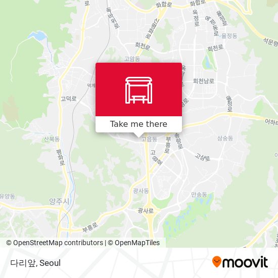 다리앞 map