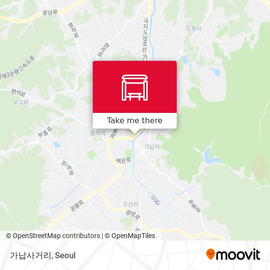 가납사거리 map