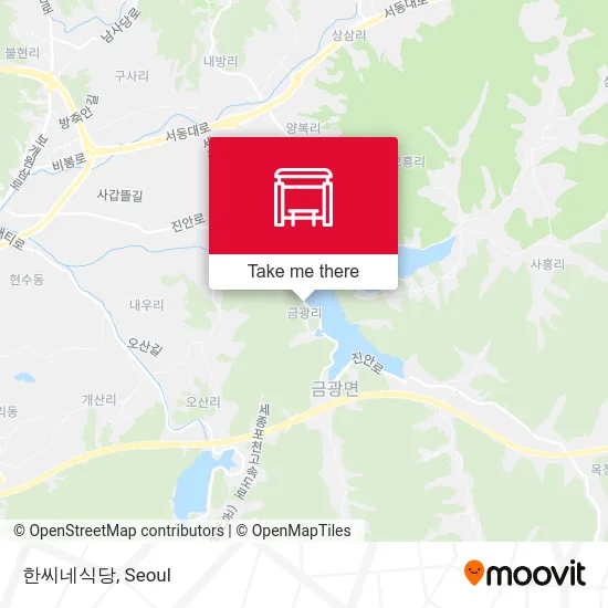 한씨네식당 map