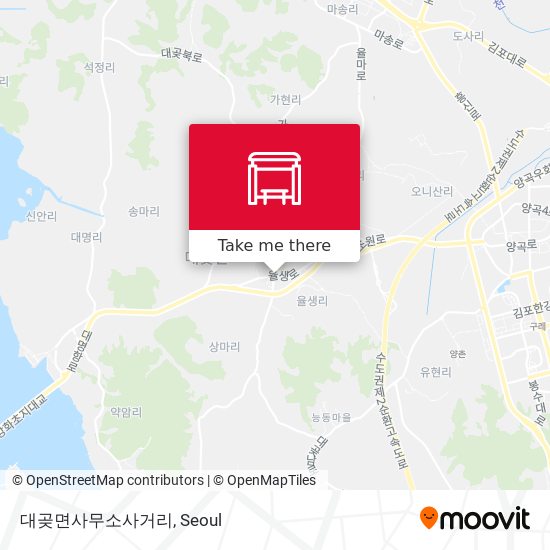 대곶면사무소사거리 map