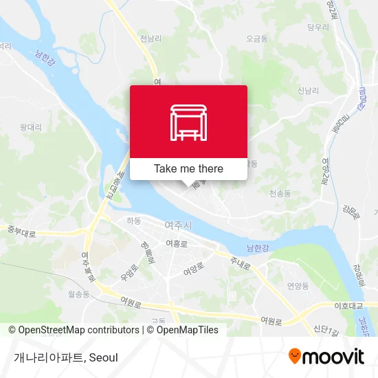 개나리아파트 map