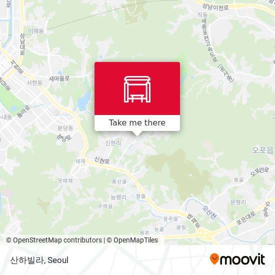 산하빌라 map