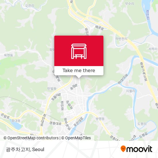 광주차고지 map