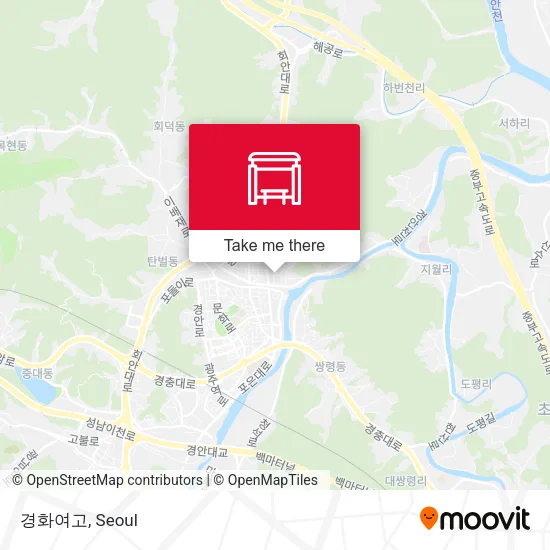 경화여고 map