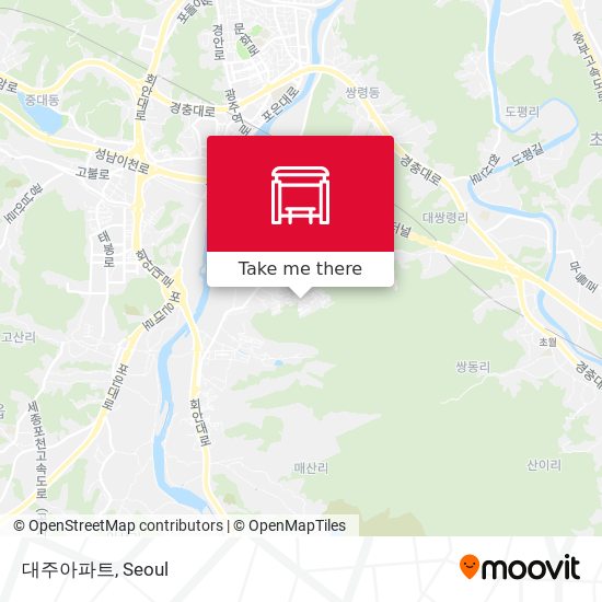 대주아파트 map