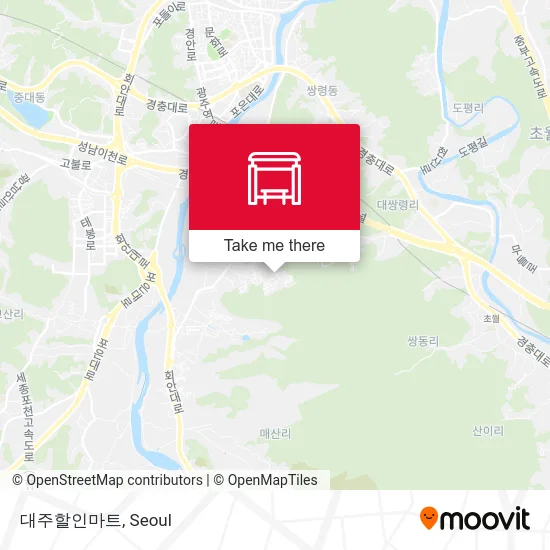 대주할인마트 map