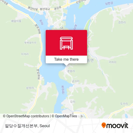 팔당수질개선본부 map