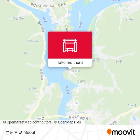 분원초교 map