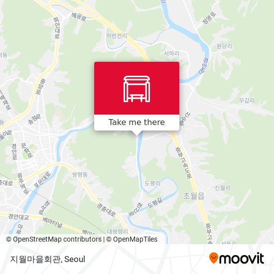 지월마을회관 map
