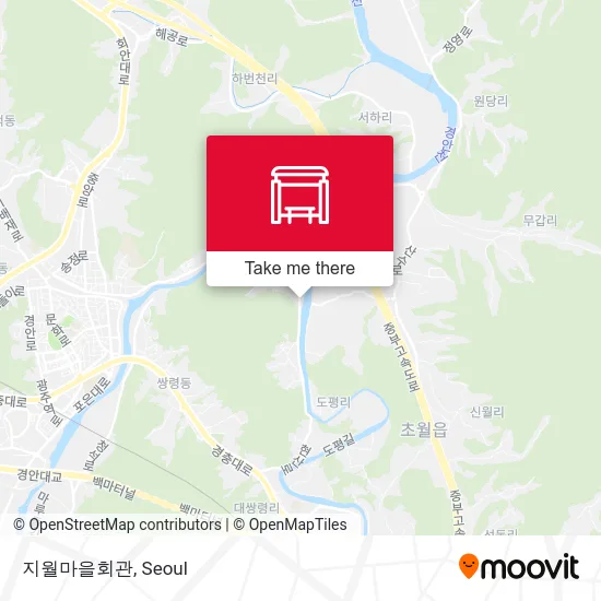 지월마을회관 map