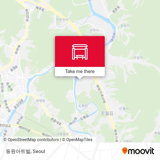 동원아트빌 map