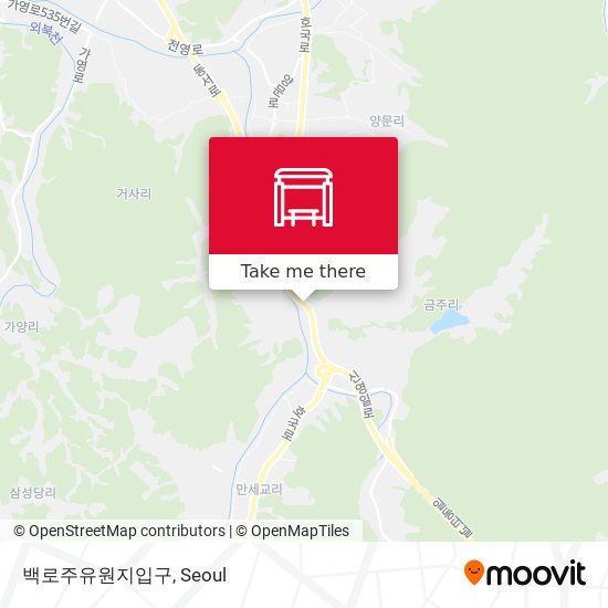 백로주유원지입구 map
