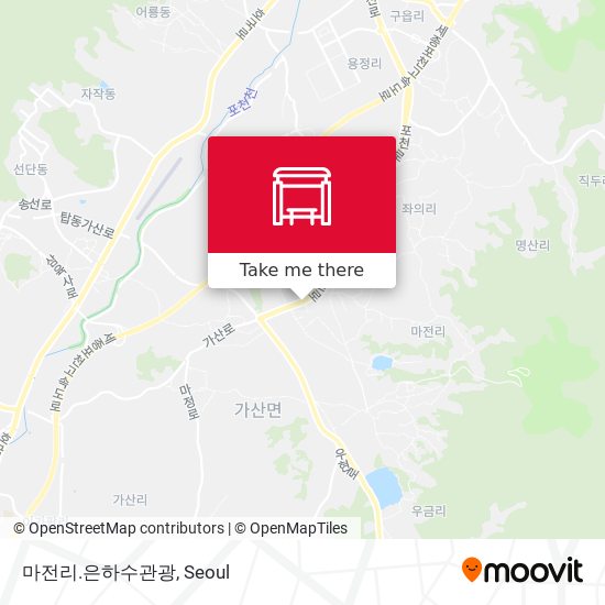 마전리.은하수관광 map