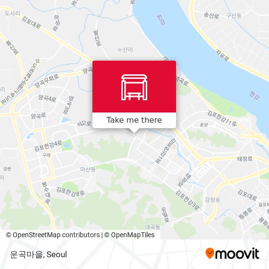 운곡마을 map