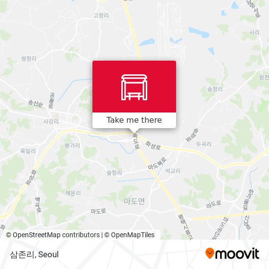 삼존리 map