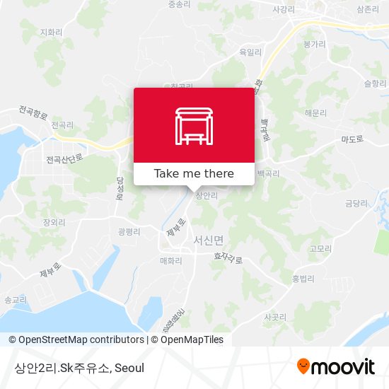 상안2리.Sk주유소 map