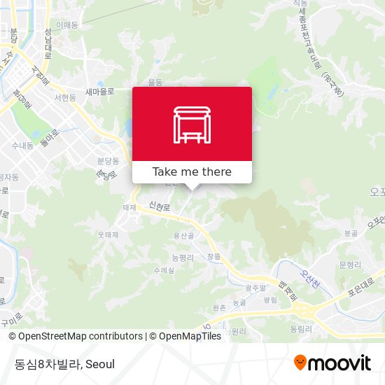 동심8차빌라 map
