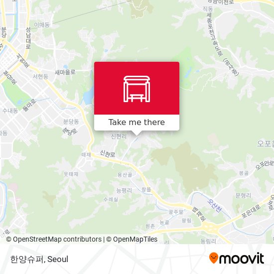 한양슈퍼 map