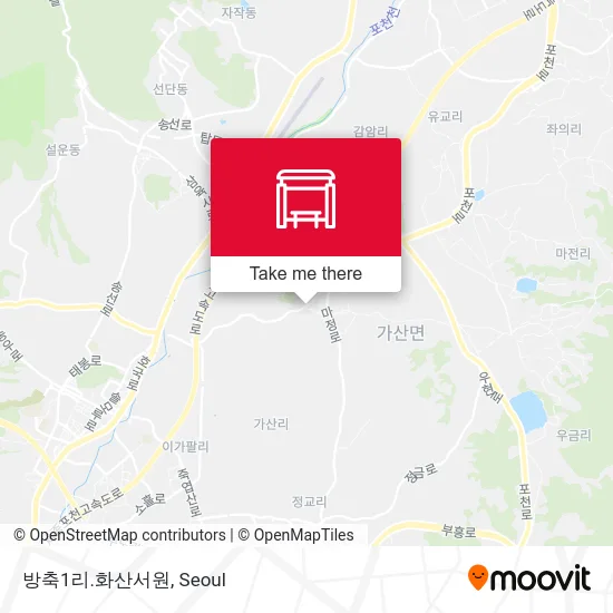 방축1리.화산서원 map