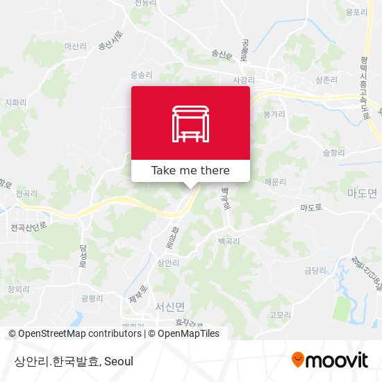 상안리.한국발효 map