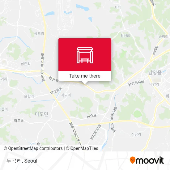 두곡리 map