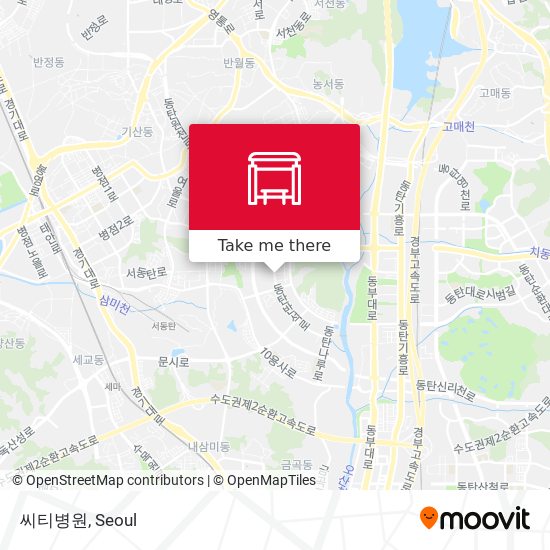 씨티병원 map