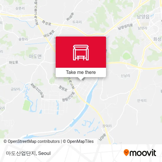 마도산업단지 map