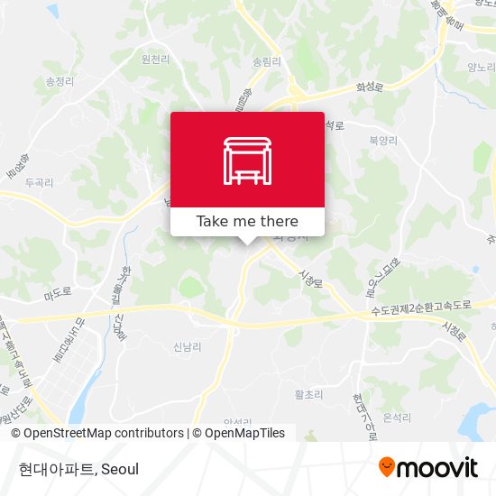 현대아파트 map