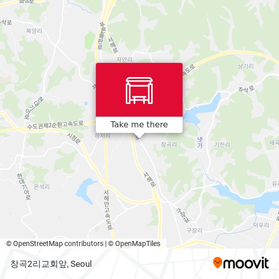 창곡2리교회앞 map