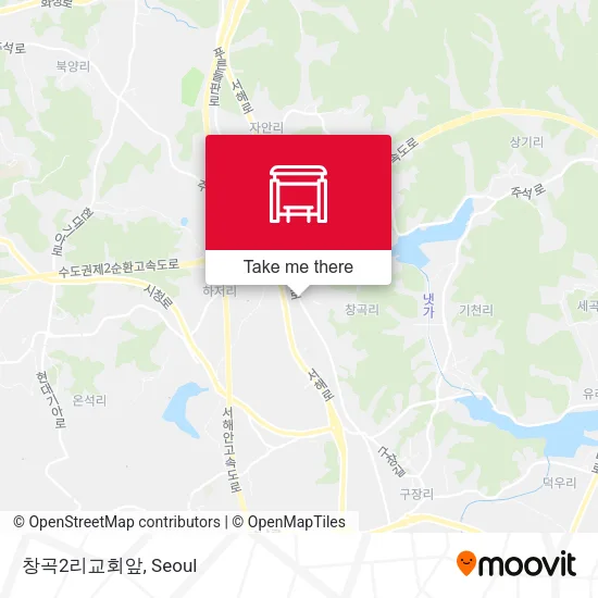 창곡2리교회앞 map