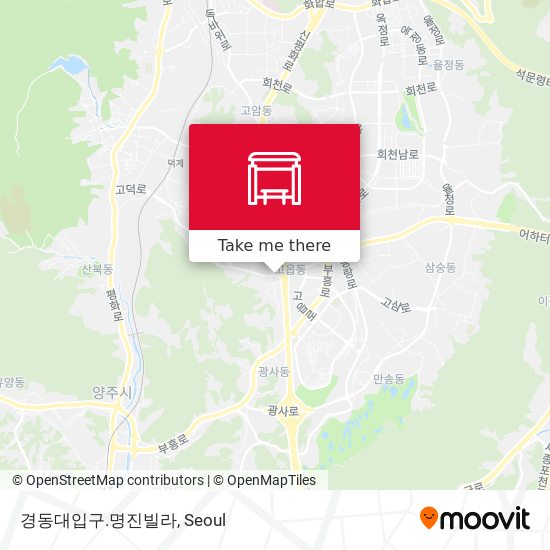 경동대입구.명진빌라 map