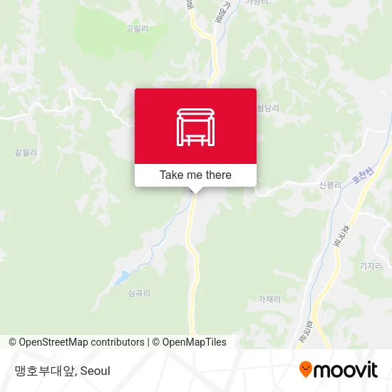 맹호부대앞 map