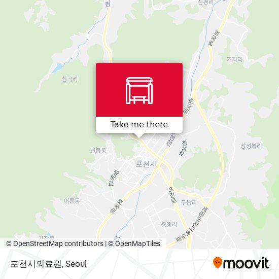 포천시의료원 map