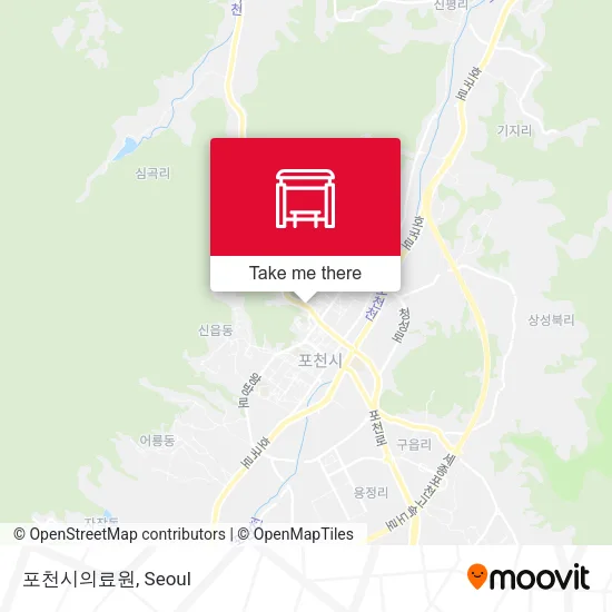 포천시의료원 map