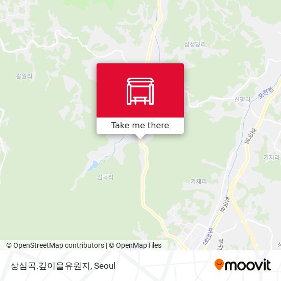 상심곡.깊이울유원지 map