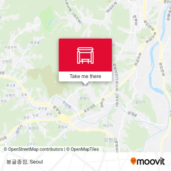 봉골종점 map