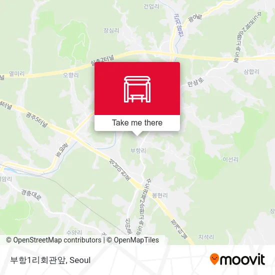 부항1리회관앞 map