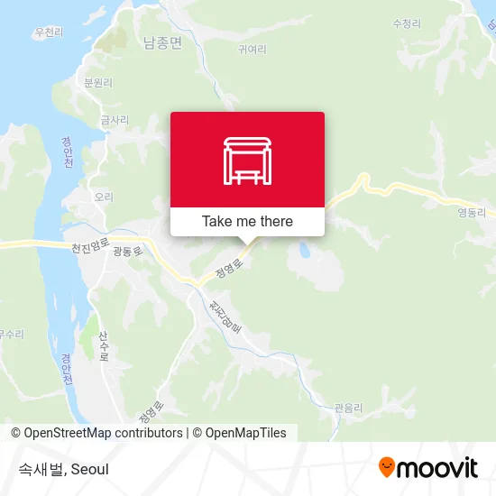 속새벌 map