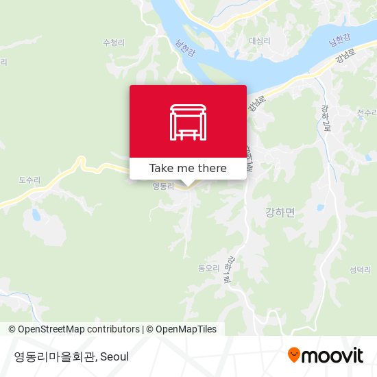 영동리마을회관 map