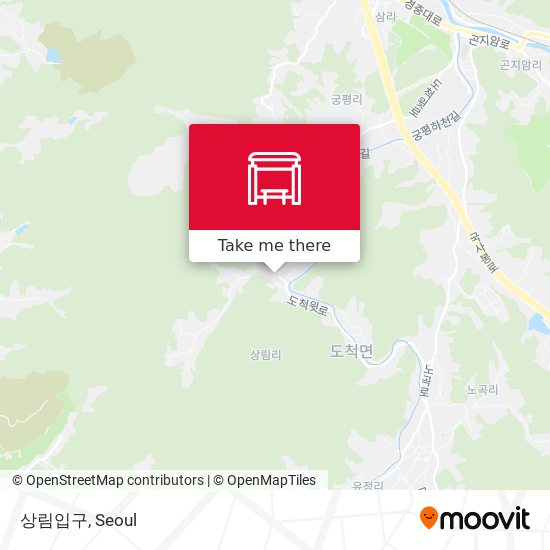 상림입구 map
