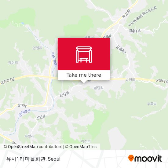 유사1리마을회관 map