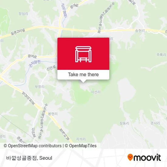 바깥성골종점 map