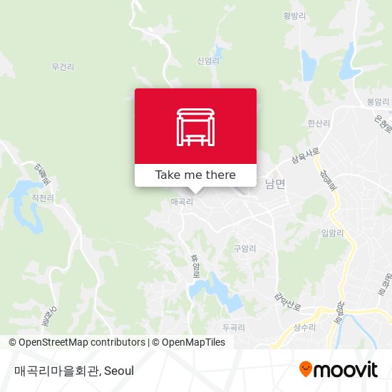 매곡리마을회관 map
